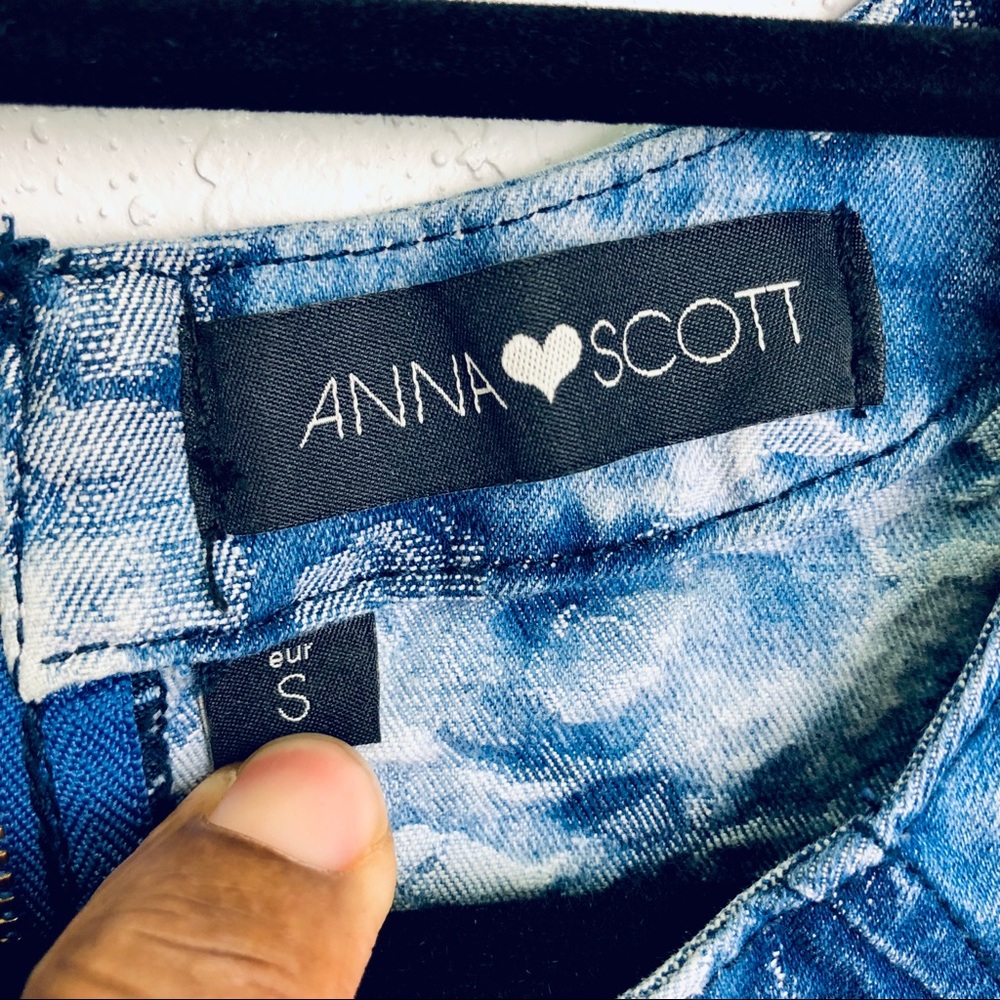 Denim Dress by Anna Scott Size Small - Picture 3 of 6